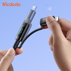 Cáp Sạc Nhanh Mcdodo 4 trong 1 USB/Type-C to Type-C/Ln 60W | Sạc Mọi Thiết Bị, Laptop & Điện Thoại