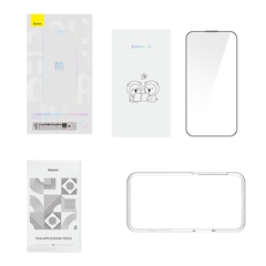 Cường Lực Baseus Chống Chói Cho iP13/14 | 3 Loại HD, Bảo Vệ Mắt, Chống Nhìn Trộm, Kèm Khung Dán
