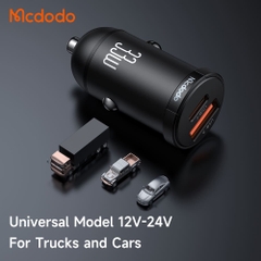 Tẩu Sạc Mcdodo Cool Series 33W | Sạc Nhanh 2 Cổng Type-C & USB
