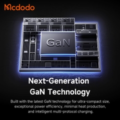 Cốc Sạc Nhanh Mcdodo Gana Mini 100W | 3 Cổng Sạc, Sạc Nhanh Laptop Điện Thoại, 2Type-C + USB
