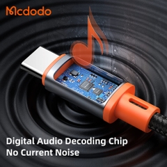 Đầu Chuyển Audio Mcdodo Type-C to 3.5mm | Tích Hợp Chip DAC, Âm Thanh Lossless, Full Chức Năng