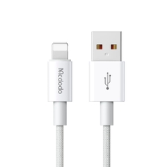 Cáp Sạc Mcdodo 3A USB to Ln | Sạc Nhanh An Toàn, Bện Dù Bền Bỉ, Chính Hãng