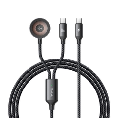 Cáp Sạc Nhanh Mcdodo 60W 2 trong 1 | Sạc Cùng Lúc Điện Thoại & Đồng Hồ Thông Minh