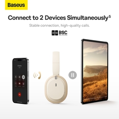 Tai Nghe Bluetooth Baseus Bowie D05 | Chụp Tai Siêu Nhẹ, Pin Trâu 70H, Chơi Game Không Trễ
