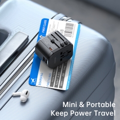 Cốc Sạc Kiêm Phích Cắm Chuyển Đổi Đa Năng Mcdodo PD Fast Charging Universal Travel Adapter