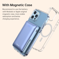 Sạc Dự Phòng Không Dây Mcdodo Gopower Magnetic 10000mAh 20W | Hít Nam Châm, Có Chân Đế, Màn Hình LED