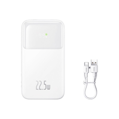 Sạc Dự Phòng Baseus Comet 10000mAh | Kèm Sẵn 2 Dây Sạc Nhanh Type-C & Ln 22.5W