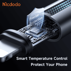 Cáp Sạc Mcdodo 36W Type-C to Ln | Sạc Siêu Nhanh Máy Tính Bảng, Có Đèn Báo