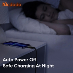 Cáp Sạc Tự Ngắt Mcdodo USB to Ln 3A | Bảo Vệ Pin, Tự Sạc Lại, Có Đèn LED Báo Sạc