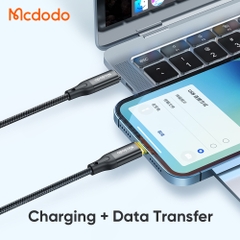 Cáp Sạc Nhanh Mcdodo 36W Type-C to Ln Thông Minh | Tự Ngắt Khi Đầy, An Toàn Sạc Đêm