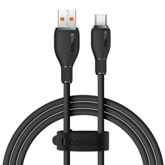 Cáp Sạc Nhanh Baseus Pudding 100W USB to Type-C | Chất Liệu Mềm Mịn, Siêu Bền