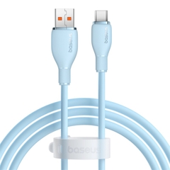 Cáp Sạc Nhanh Baseus Pudding 100W USB to Type-C | Chất Liệu Mềm Mịn, Siêu Bền