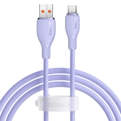 Cáp Sạc Nhanh Baseus Pudding 100W USB to Type-C | Chất Liệu Mềm Mịn, Siêu Bền