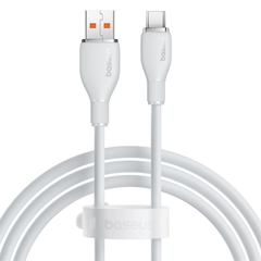 Cáp Sạc Nhanh Baseus Pudding 100W USB to Type-C | Chất Liệu Mềm Mịn, Siêu Bền