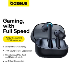 Tai Nghe TWS Baseus AeQur G10 | Kết Nối Cùng Lúc PC & Điện Thoại, Chuyên Game Không Trễ
