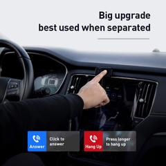 Bộ Tẩu Sạc Bluetooth Baseus S-16 | Màn Hình Rời An Toàn, Hỗ Trợ AUX/Thẻ Nhớ