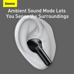 Tai Nghe Bluetooth Baseus S1 Chống Ồn Chủ Động | Âm Thanh Hi-Fi, Xuyên Âm, Kết Nối Ổn Định