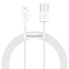 Cáp Sạc Baseus Superior Series USB to Ln 2.4A | Dẻo Dai Chống Gãy, Dài 1m/2m