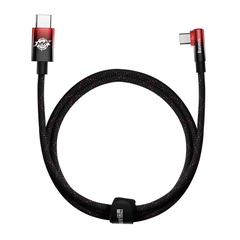 Cáp Sạc Baseus MVP 2 Type-C to Type-C 100W | Đầu Gập 90 Độ Chơi Game, Sạc Nhanh Laptop & Điện Thoại