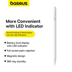 Bút Cảm Ứng Sạc Có Dây OS-Baseus Smooth Writing 2 Series Stylus Lite with LED Indicators
