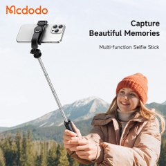 Gậy Selfie Kiêm Tripod Mcdodo | Gấp Gọn Bỏ Túi, Kèm Remote Điều Khiển Từ Xa