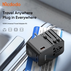 Cốc Sạc Kiêm Phích Cắm Chuyển Đổi Đa Năng Mcdodo GlobePower Universal Travel Adapter Kit