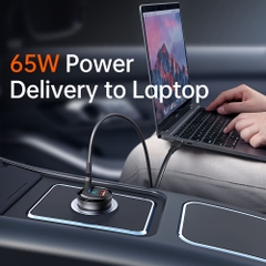 Tẩu Sạc Ô Tô Mcdodo 95W | Sạc Nhanh Laptop Điện Thoại, Màn Hình LED Báo Điện Áp, USB + Type-C