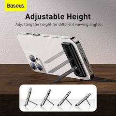 Giá Đỡ Điện Thoại Dán Lưng Baseus Foldable Bracket | Siêu Mỏng 4mm, Hỗ Trợ Sạc Không Dây, Xoay 360