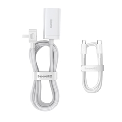 Bộ Sạc Nhanh Để Bàn Baseus GaN3 Pro 65W | 4 Cổng Type-C USB Nối Dài Sạc Laptop Điện Thoại