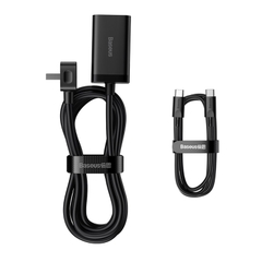 Bộ Sạc Nhanh Để Bàn Baseus GaN3 Pro 65W | 4 Cổng Type-C USB Nối Dài Sạc Laptop Điện Thoại