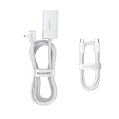Bộ Sạc Nhanh Để Bàn Baseus GaN3 Pro 65W | 4 Cổng Type-C USB Nối Dài Sạc Laptop Điện Thoại