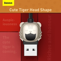 Cáp Sạc Nhanh Baseus Year of the Tiger USB to M+L+C 3.5A Siêu Bền | Sạc Cùng Lúc 3 Thiết Bị