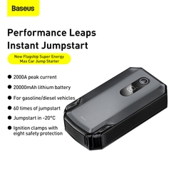 Bộ Kích Bình Ô Tô Baseus Super Energy Max 2000A | Pin Dự Phòng 20000mAh Kích Nổ Máy Xăng Dầu 12V