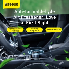 Bộ nước hoa khô khử mùi, lọc không khí dùng cho xe hơi Baseus Ripple Car Cup Holder Air Freshener（with Formaldehyde PurificationFunction）