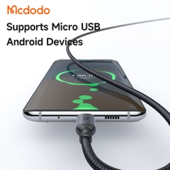 Cáp Sạc Mcdodo Cab Luma 2A USB to Micro | Có Đèn LED Báo Sạc