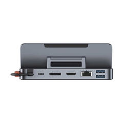 Dock Chơi Game Baseus GamerX Cho Steam Deck, Switch | Hub Type-C Xuất 4K 60Hz, Cổng Mạng LAN