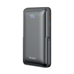 Sạc Dự Phòng Không Dây Mcdodo Gopower Magnetic 10000mAh 20W | Hít Nam Châm, Có Chân Đế, Màn Hình LED