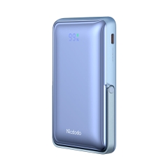 Sạc Dự Phòng Không Dây Mcdodo Gopower Magnetic 10000mAh 20W | Hít Nam Châm, Có Chân Đế, Màn Hình LED