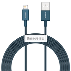 Cáp Sạc Baseus Superior Series USB to Ln 2.4A | Dẻo Dai Chống Gãy, Dài 1m/2m