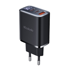 Cốc Sạc Nhanh Mcdodo 30W Đa Năng 3 Cổng | 2 Type-C + 1 USB, Màn Hình Kỹ Thuật Số