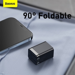 Củ Sạc Baseus Super Si Pro 30W | 2 Cổng Type-C & USB, Công Nghệ Super Si