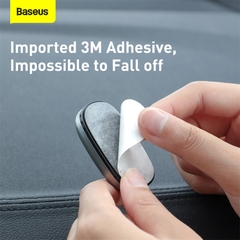 Móc Treo Đồ Mini Baseus Beetle Cho Ô Tô, Bàn Làm Việc | Thiết Kế Gấp Gọn, Dán 3M (Bộ 2 Cái)
