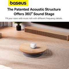 Loa Bluetooth Mini Baseus AeQur V2 | Âm Thanh Vòm 360 Độ, Bass Mạnh Mẽ, Pin Cực Trâu 30 Giờ