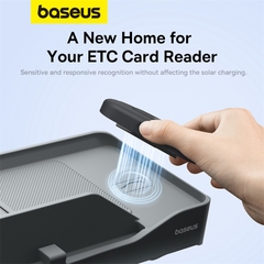 Hộc Để Đồ Dán Taplo Xe Hơi Baseus T-Space | Giúp Sắp Xếp Gọn Gàng, Tích Hợp Giá Đỡ Điện Thoại