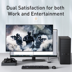 Bộ Chia HDMI 2 Chiều Baseus Matrix | 2 In 1 Out / 1 In 2 Out, Hỗ Trợ 4K/30Hz