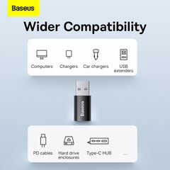 Đầu Chuyển Baseus USB 3.1 to Type-C | Tốc Độ 10Gbps, Kết Nối Cáp Type-C
