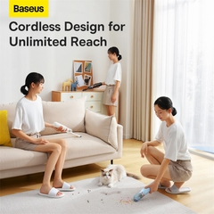 Máy Hút Bụi Cầm Tay Baseus A2 Pro 6000Pa | Nhỏ Gọn Cho Ô Tô & Nhà Cửa, Pin Bền Bỉ