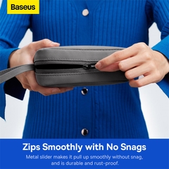 Túi Đựng Phụ Kiện Baseus EasyJourney | Chất Liệu Da PU Mềm Mại, Chống Nước, Dung Tích Lớn