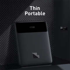 Sạc Dự Phòng OS-Baseus Blade High Power Digital Display Quick Charge Power Bank 20000mAh 100W (Kèm cáp C to C 100W, 1m, Đen)