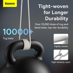 Cáp Sạc Siêu Bền Baseus Dynamic USB to Type-C | Dòng Cao 6A, Sạc Nhanh 100W